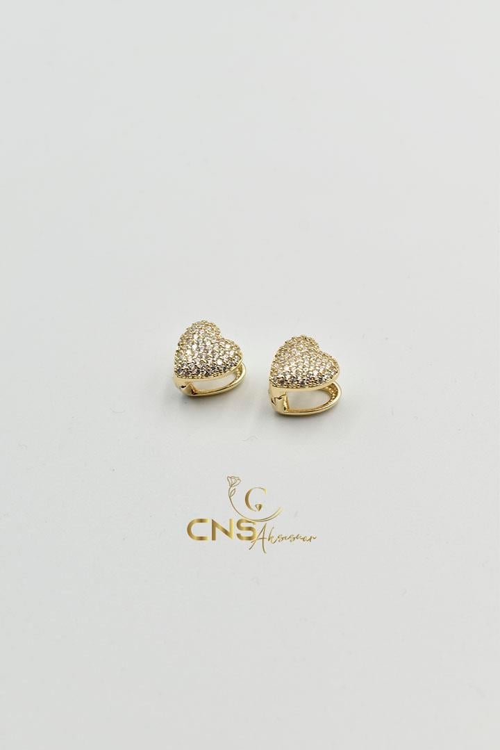 14K Vip Kalp Küpe