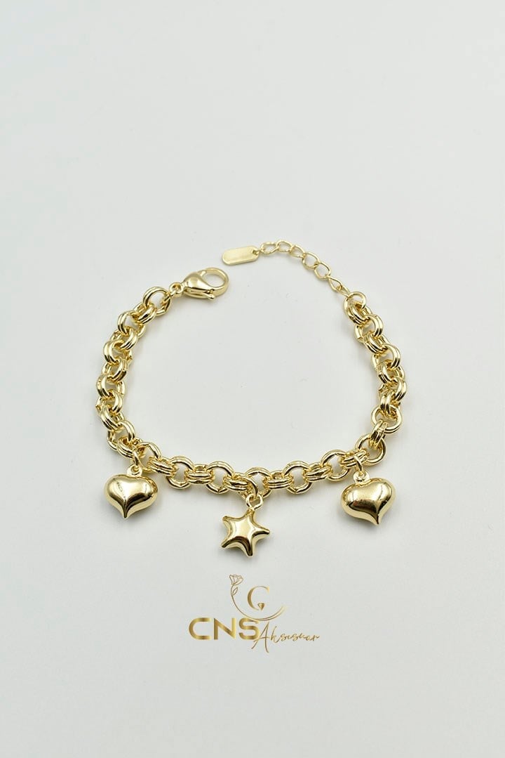 14K Vip Kalp/Yıldız Model Künye