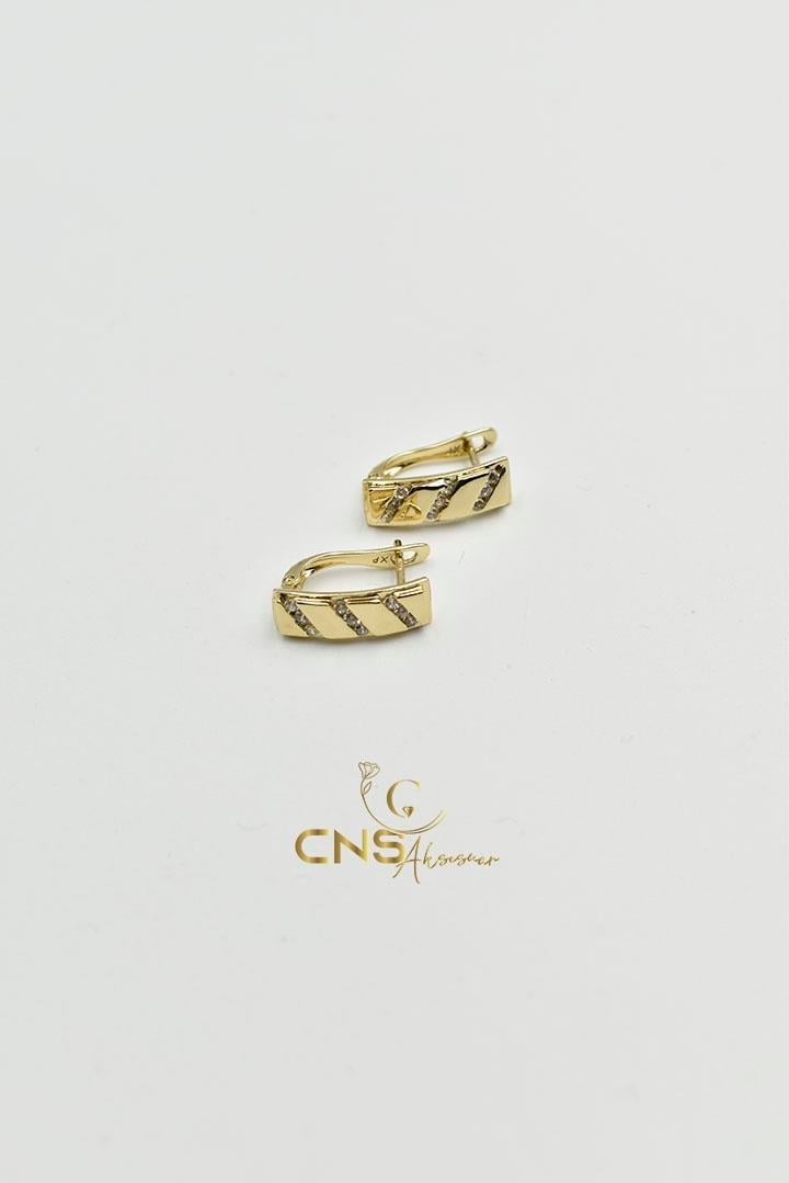 14K Vip Minimal Küpe