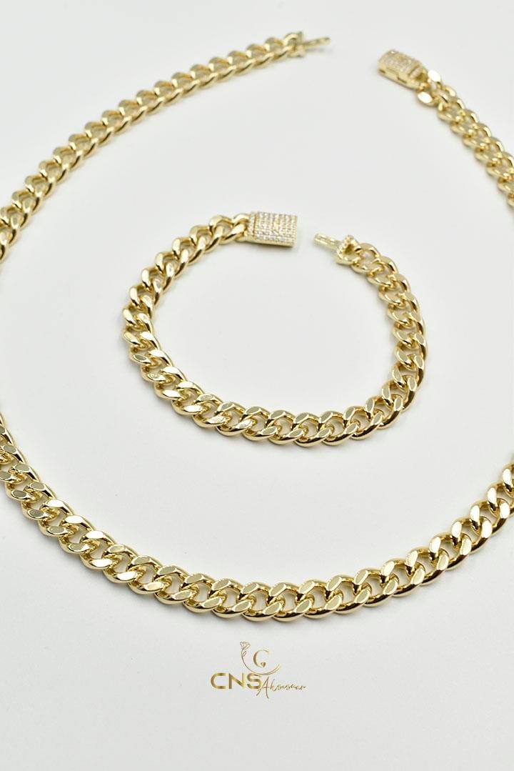 14K Xp Vip Monaco Set Kolye/Künye