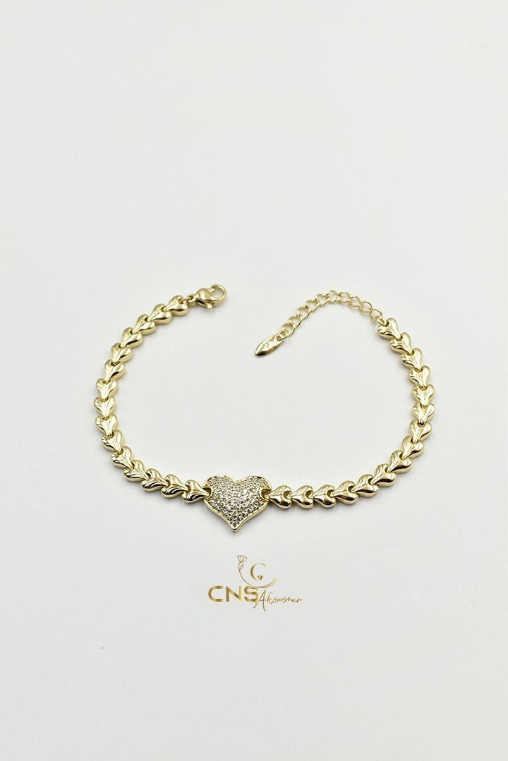 BİLEKLİK14K Xp Vip Kalp Kolye