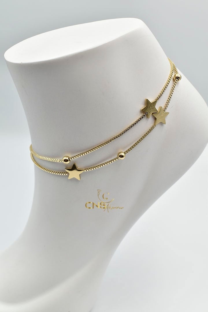 Halat Zincir Yıldız Model Halhal