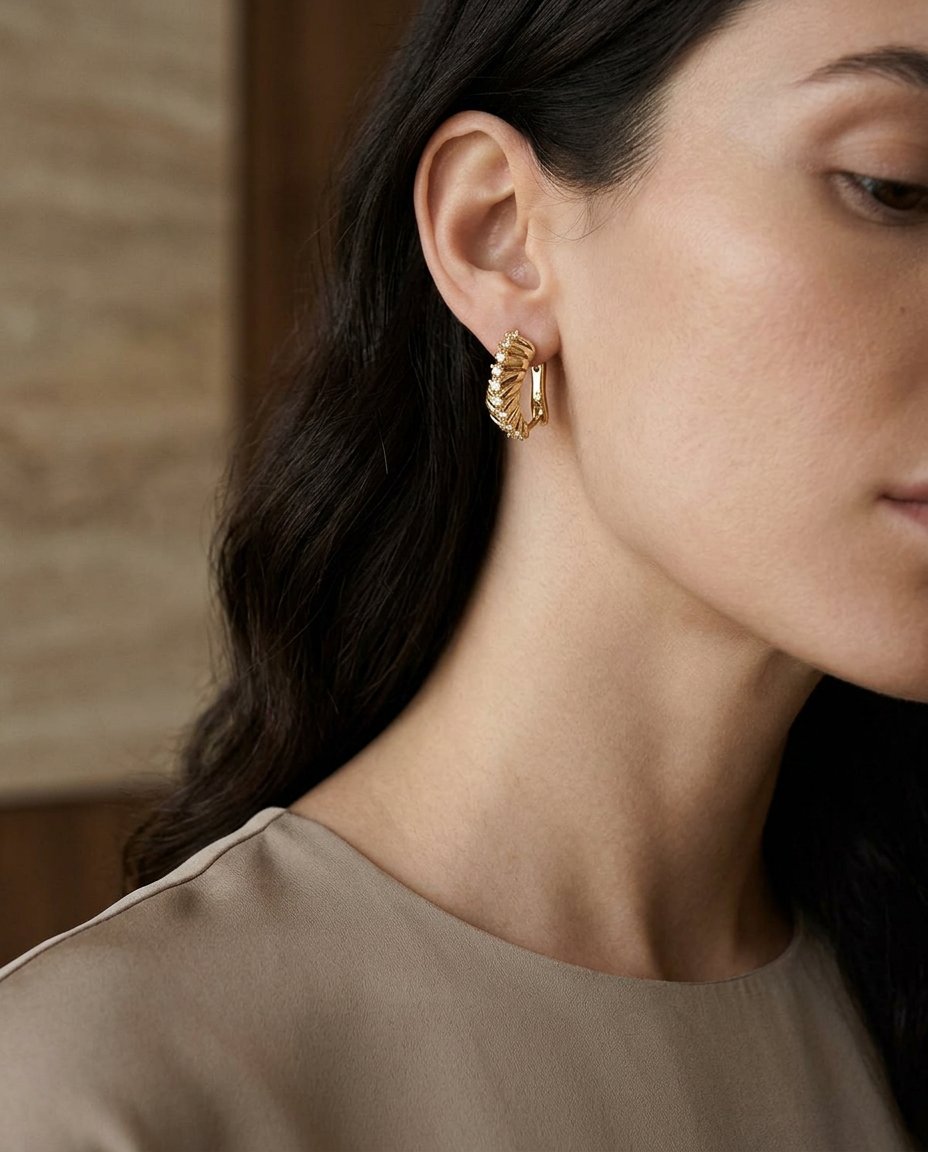 KÜPE14K Xp Vip Deniz Kabuğu Model Küpe