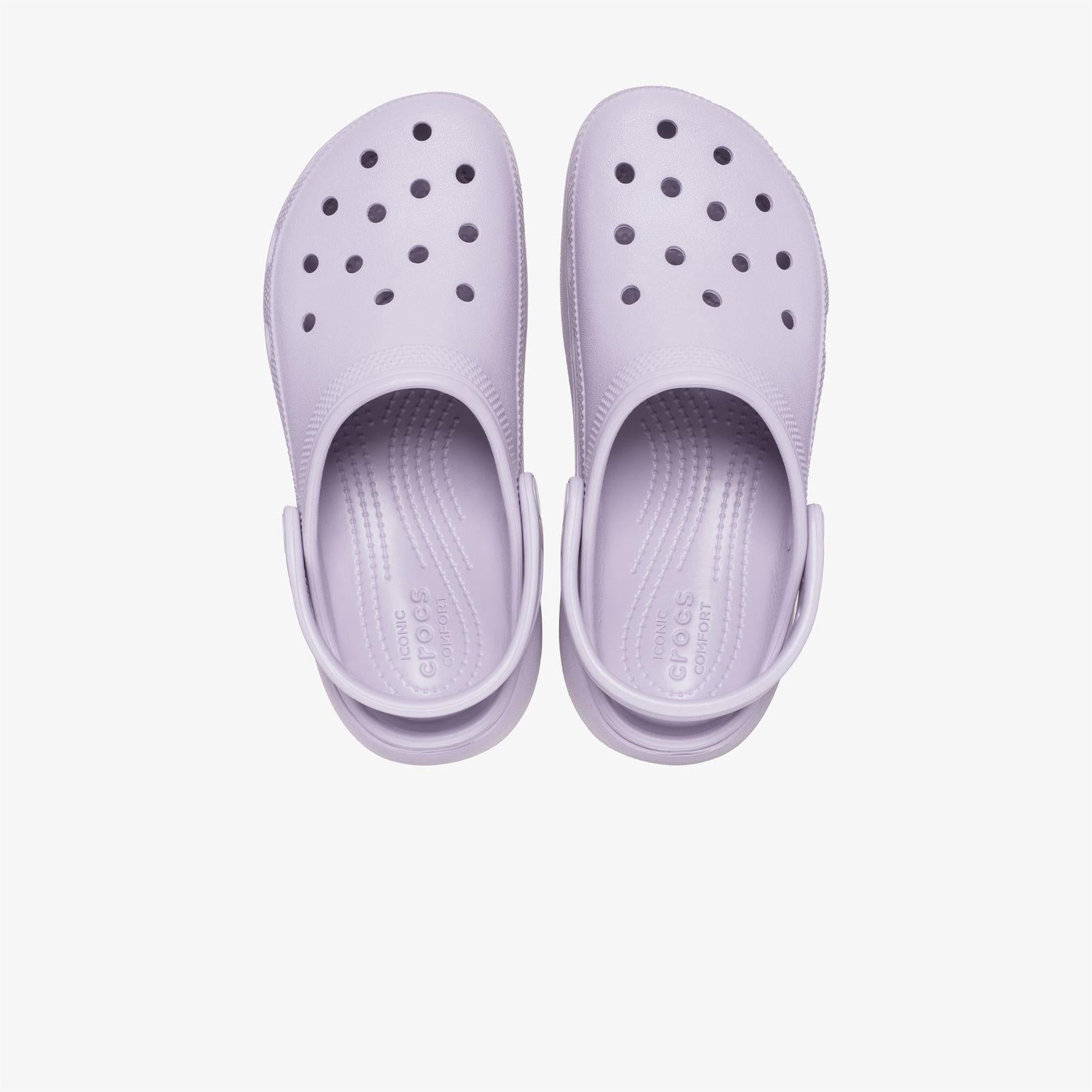 Crocs Beyaz Crocs Classic Platform Clog