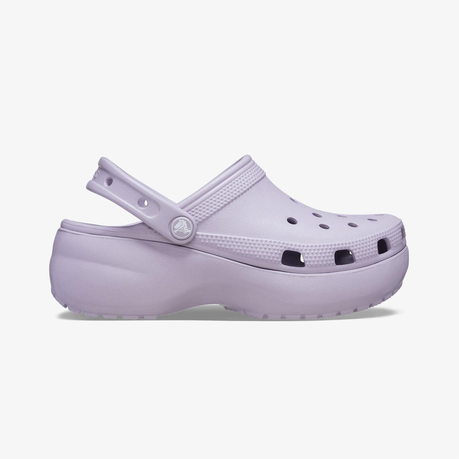 Crocs Beyaz Crocs Classic Platform Clog