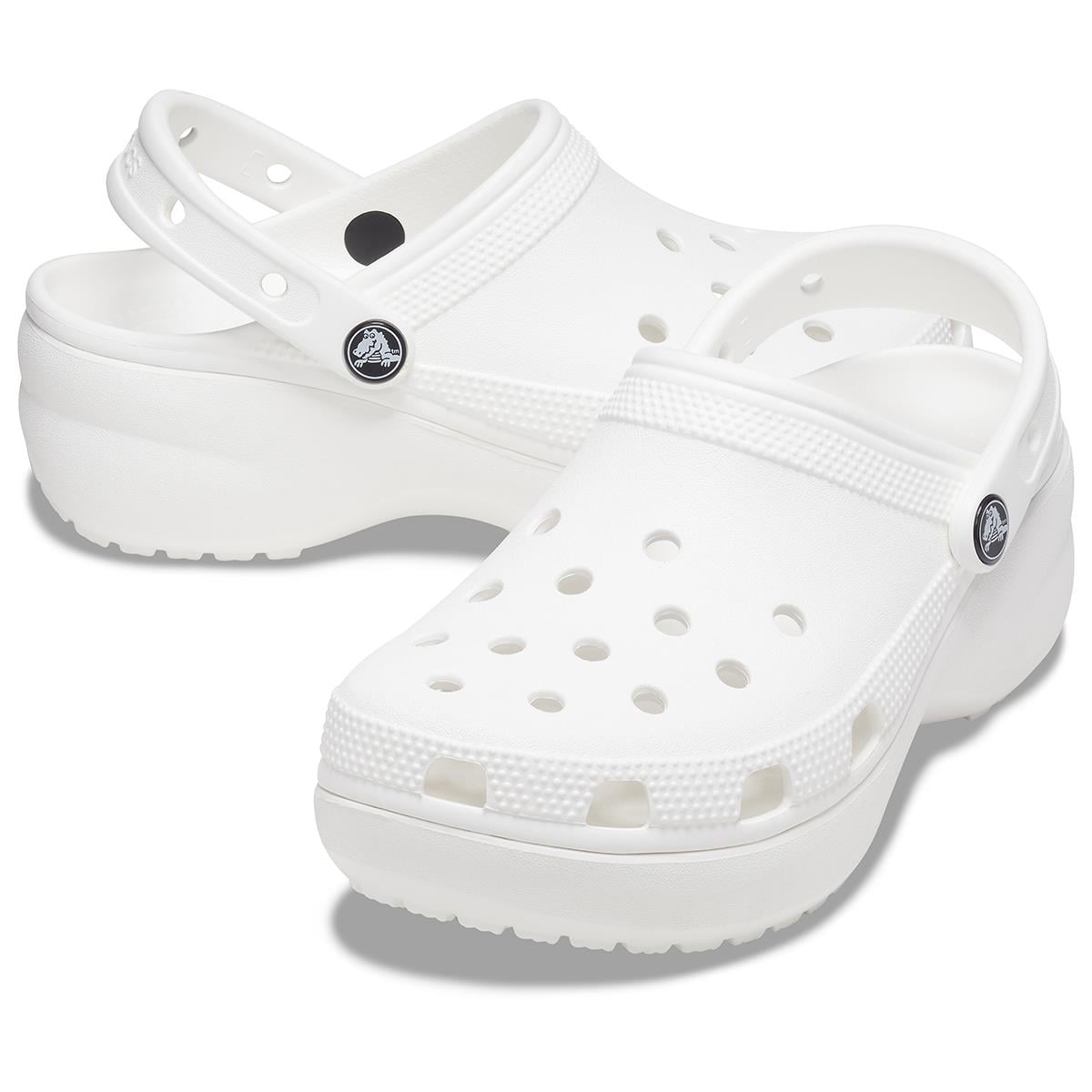 Crocs Beyaz Crocs Classic Platform Clog