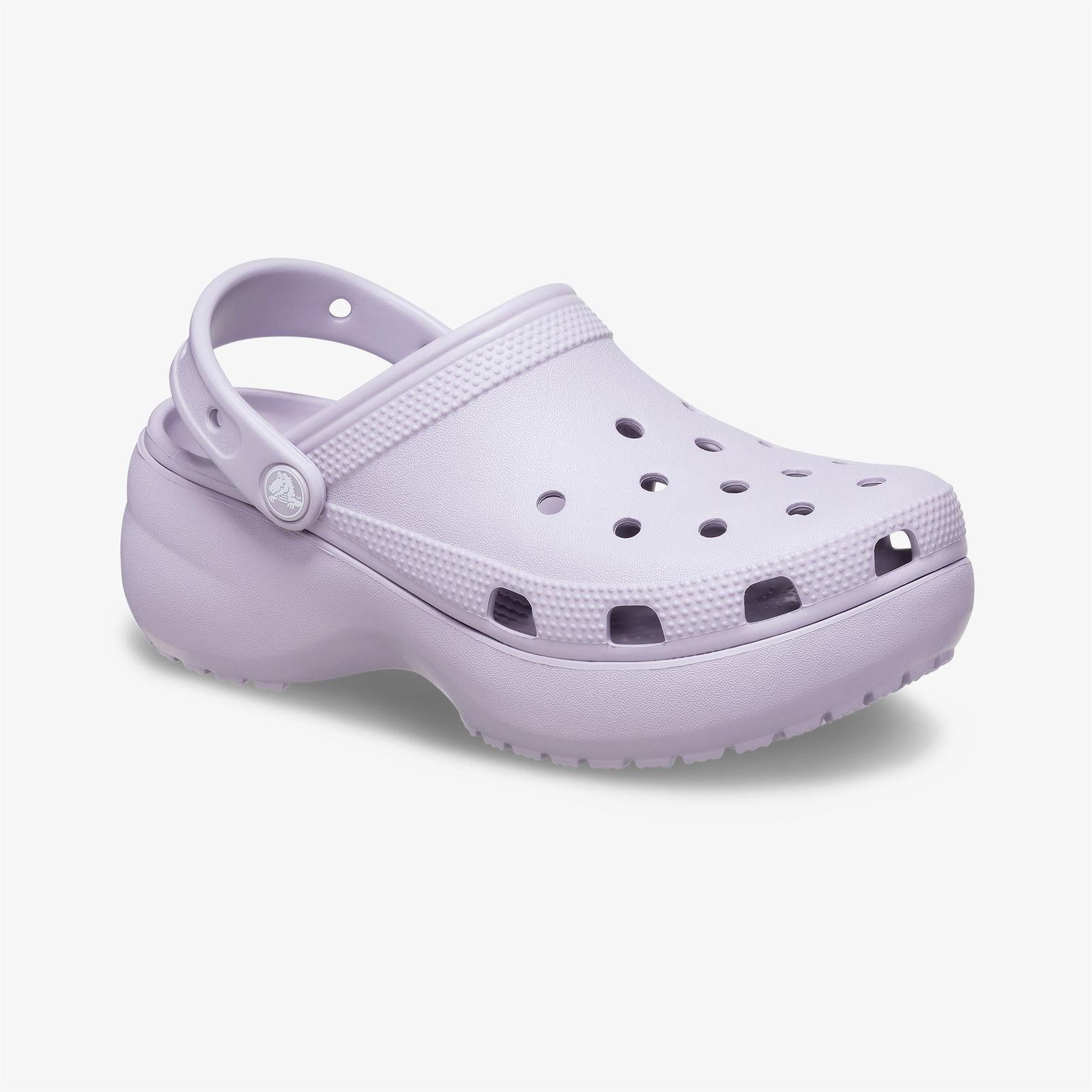 Crocs Beyaz Crocs Classic Platform Clog