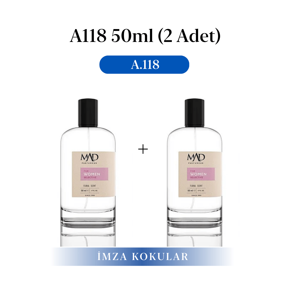 Mad Parfüm 2 Adet 50 ml A118 Selective Parfüm SetiMad ParfümSelective