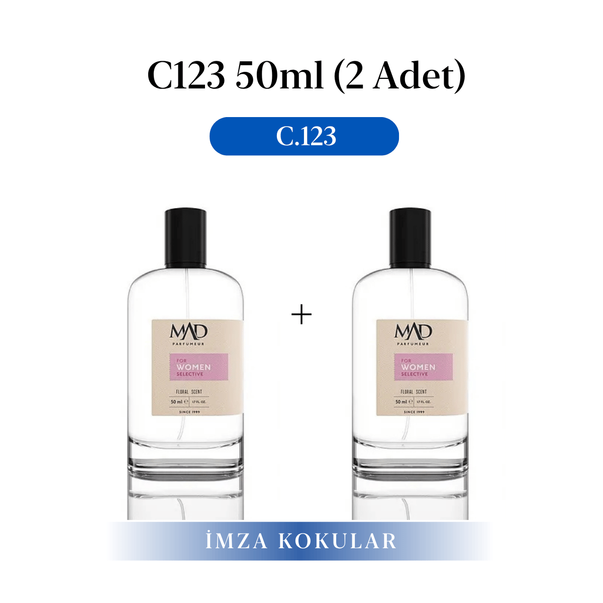 Mad Parfüm 2 Adet 50 ml C123 Selective Parfüm SetiMad ParfümSelective