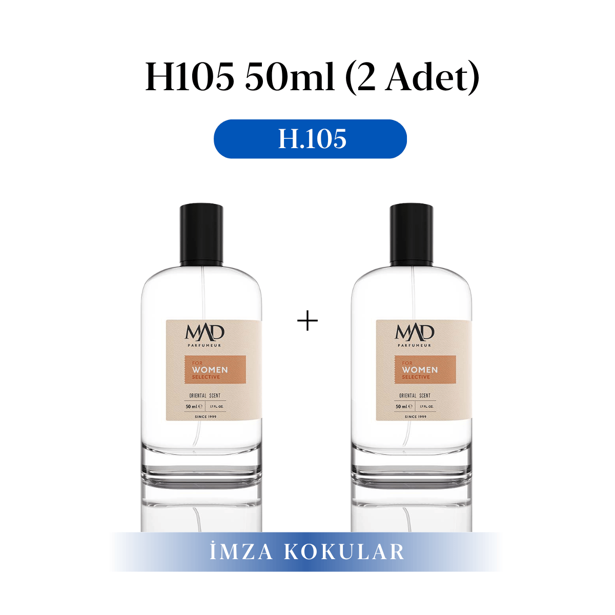 Mad Parfüm 2 Adet 50 ml H105 Selective Parfüm SetiMad ParfümSelective