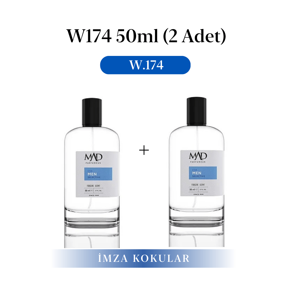 Mad Parfüm 2 Adet 50 ml W174 Selective Parfüm SetiMad ParfümSelective