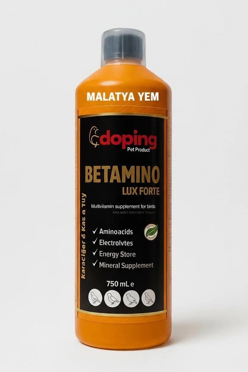 Betamino Lux Forte 750 ml – Kuşlar İçin Karaciğer Koruyucu -Tüy Bakımı