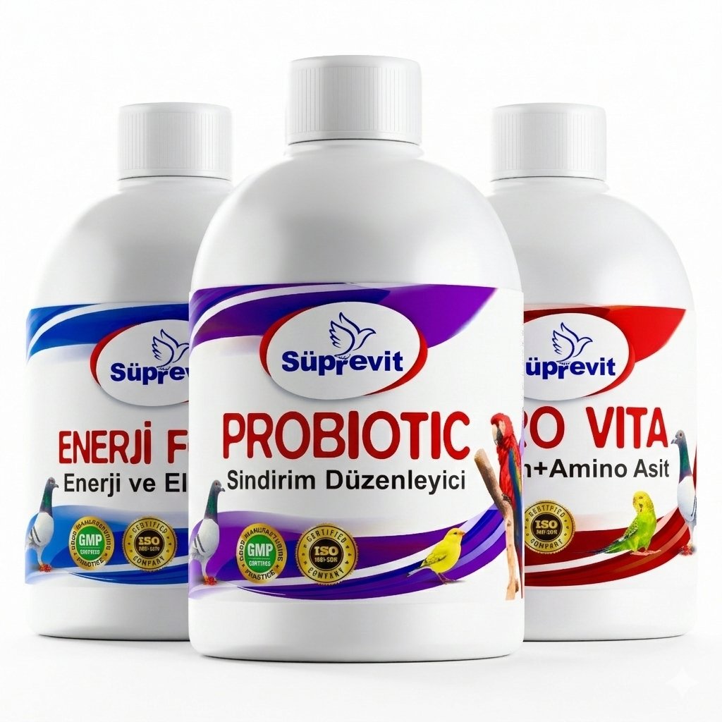Süprevit 3'lü Set Euro Vita-Enerji Force-Probiotic 500ML
