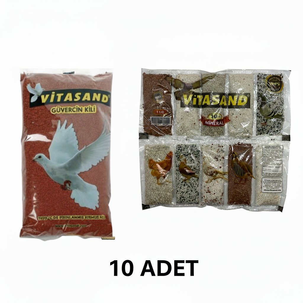 Vitasand Güvercin Kil Mineral Seti 10 Kil-10 Mineral