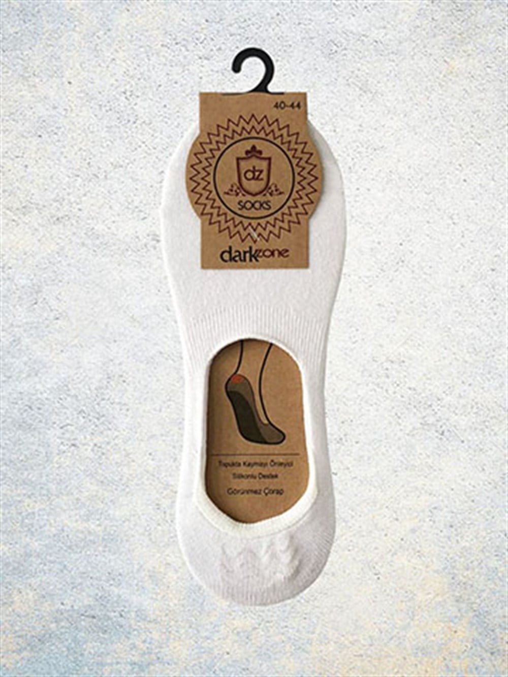 Beyaz Babet Çorap - DZCP0002