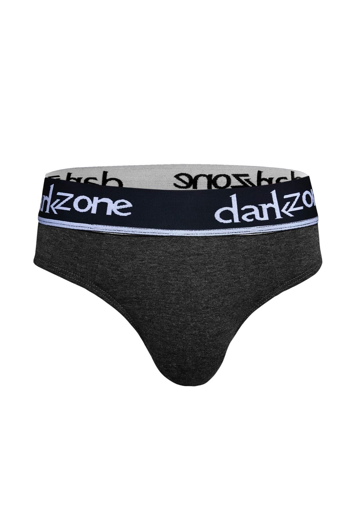 DarkzoneDZ-1103-07-SErkek Antrasit Pamuklu Lastikli Slip Külot