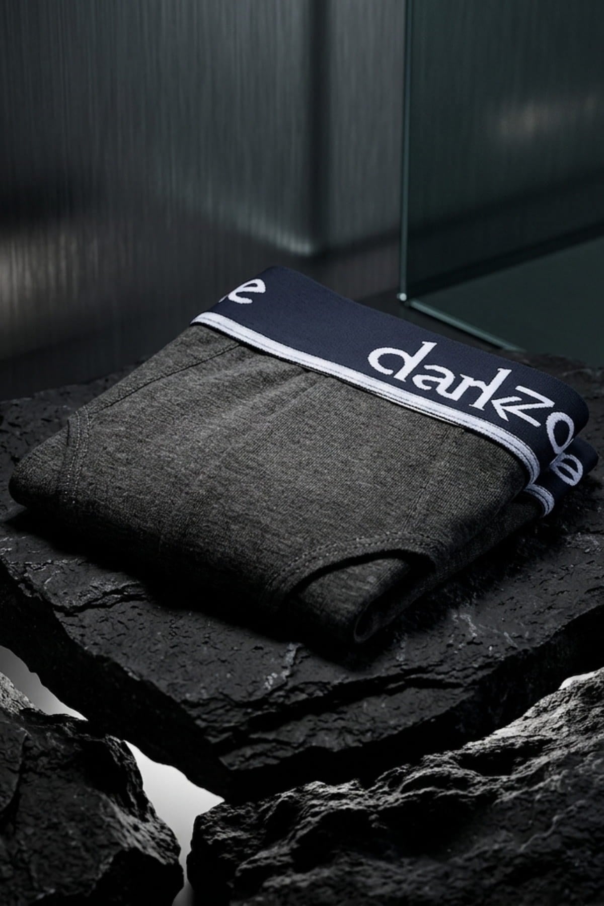 DarkzoneDZ-1103-07-SErkek Antrasit Pamuklu Lastikli Slip Külot