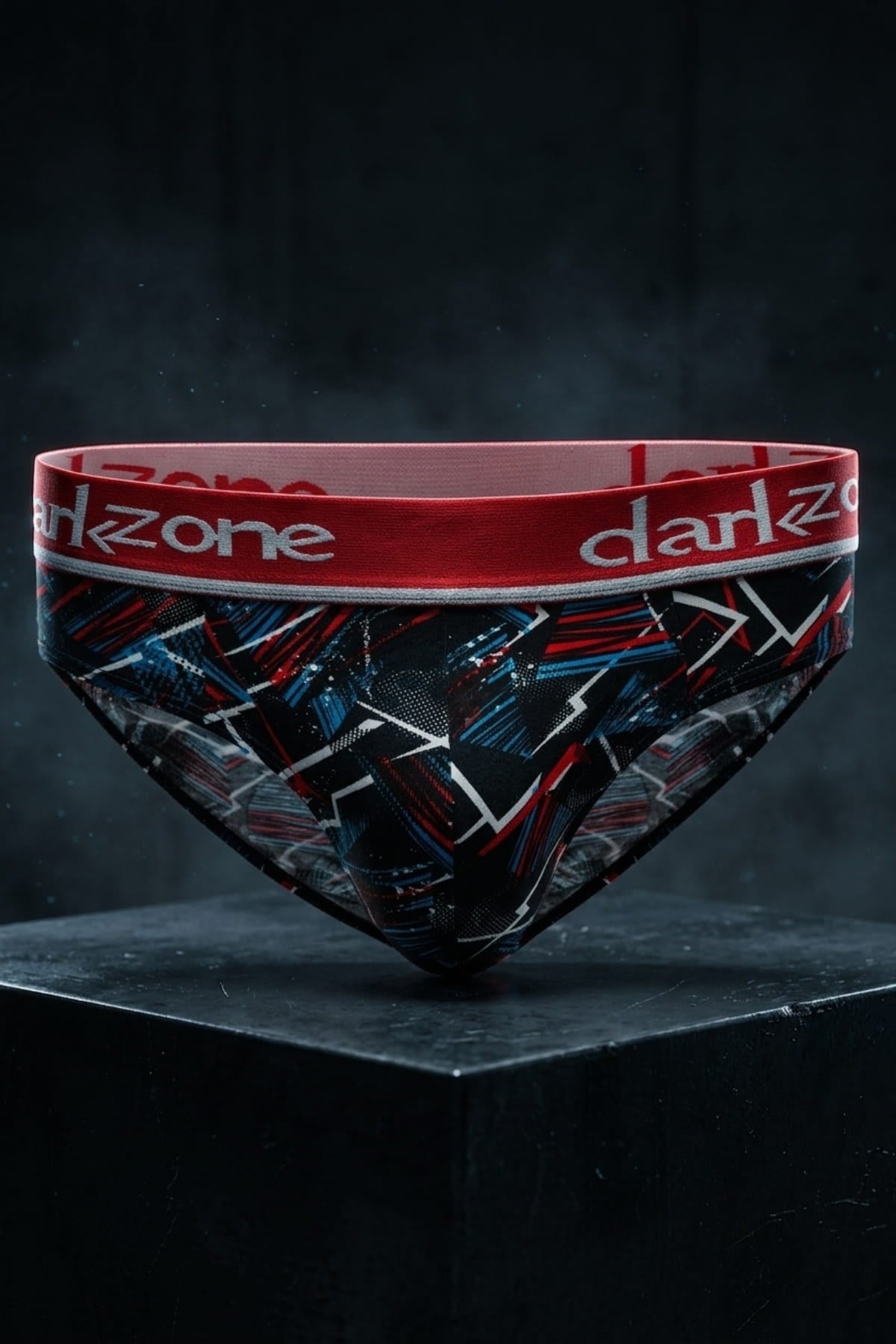 DarkzoneDZ-1103-111-SErkek Desenli Renkli Pamuklu Lastikli Slip Külot
