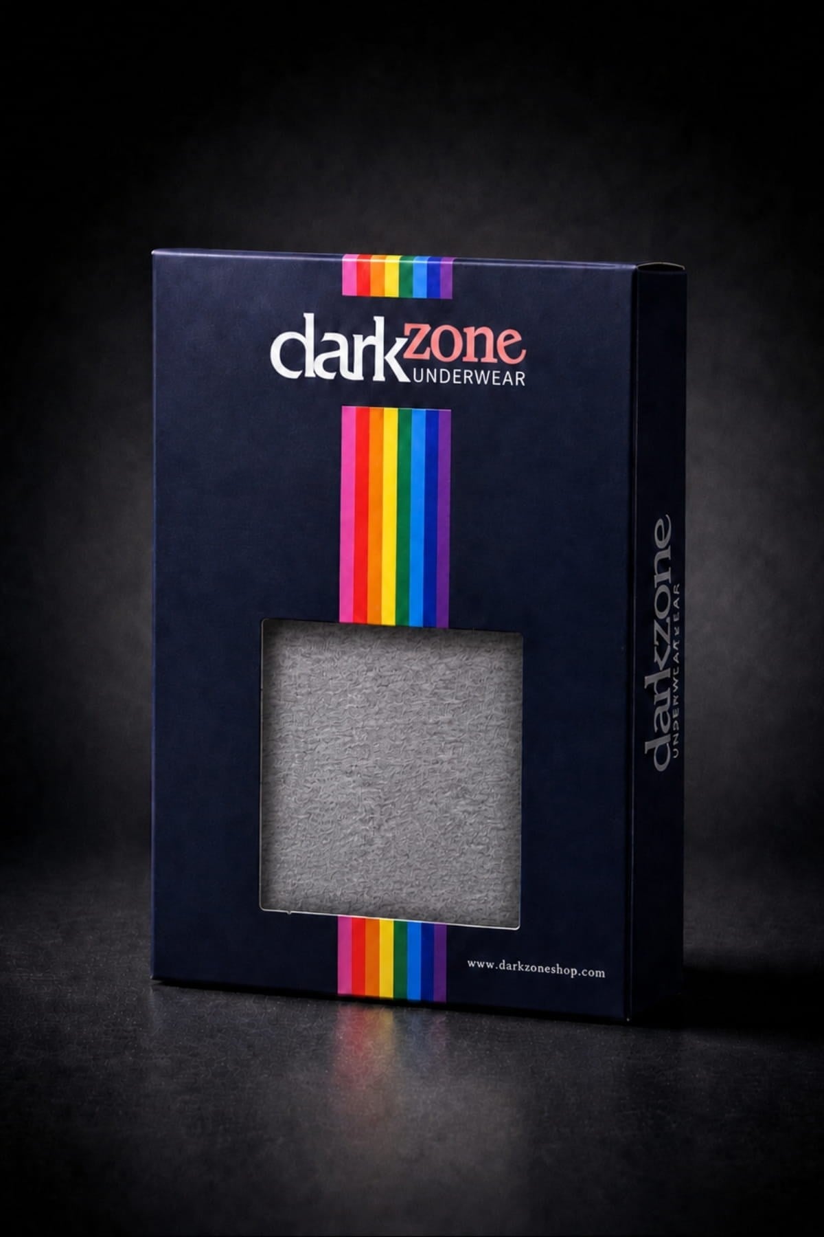 DarkzoneDZ-1301-03-SErkek Fantezi Gri Pamuklu String