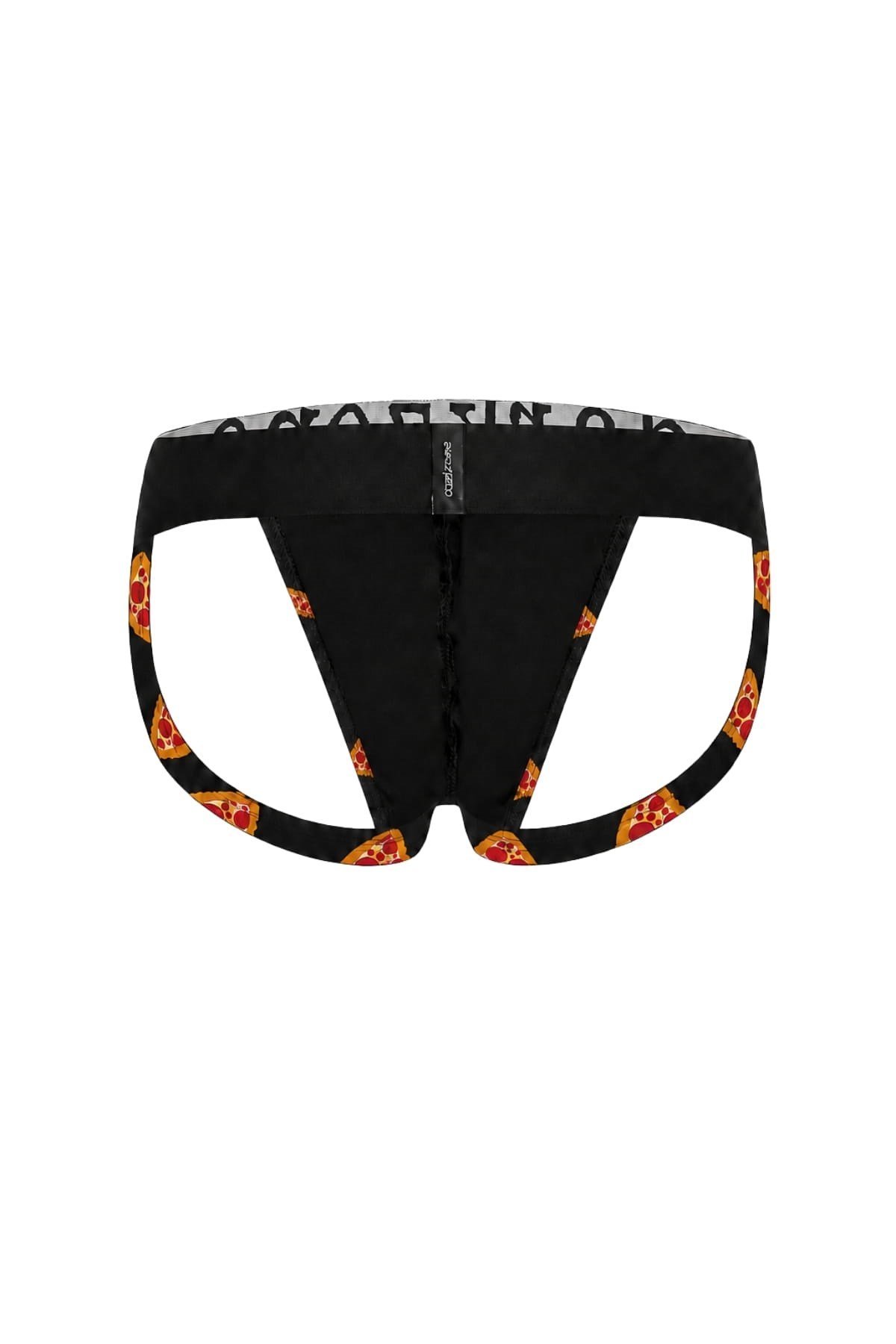 DarkzoneDZ-1402-103-SErkek Fantezi Arkası Açık Pizza Desenli Jockstrap
