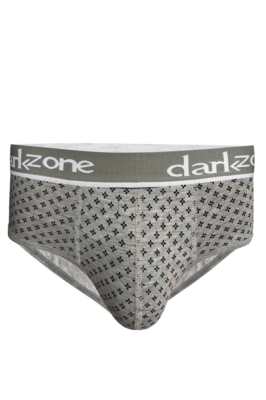 Desenli Gri Hipster Erkek Slip - DZN6128