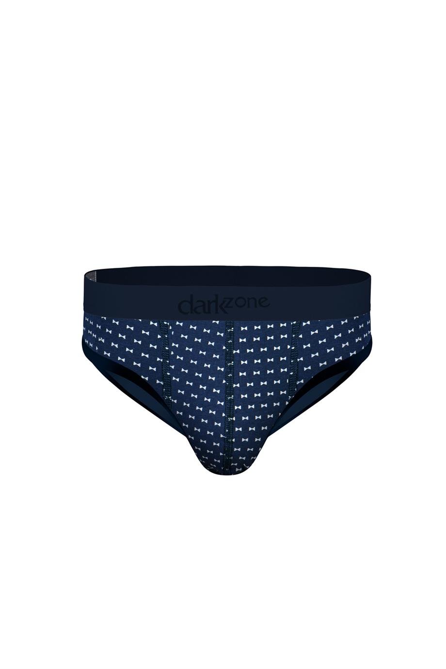 Desenli Lacivert Hipster Erkek Slip - DZN6132