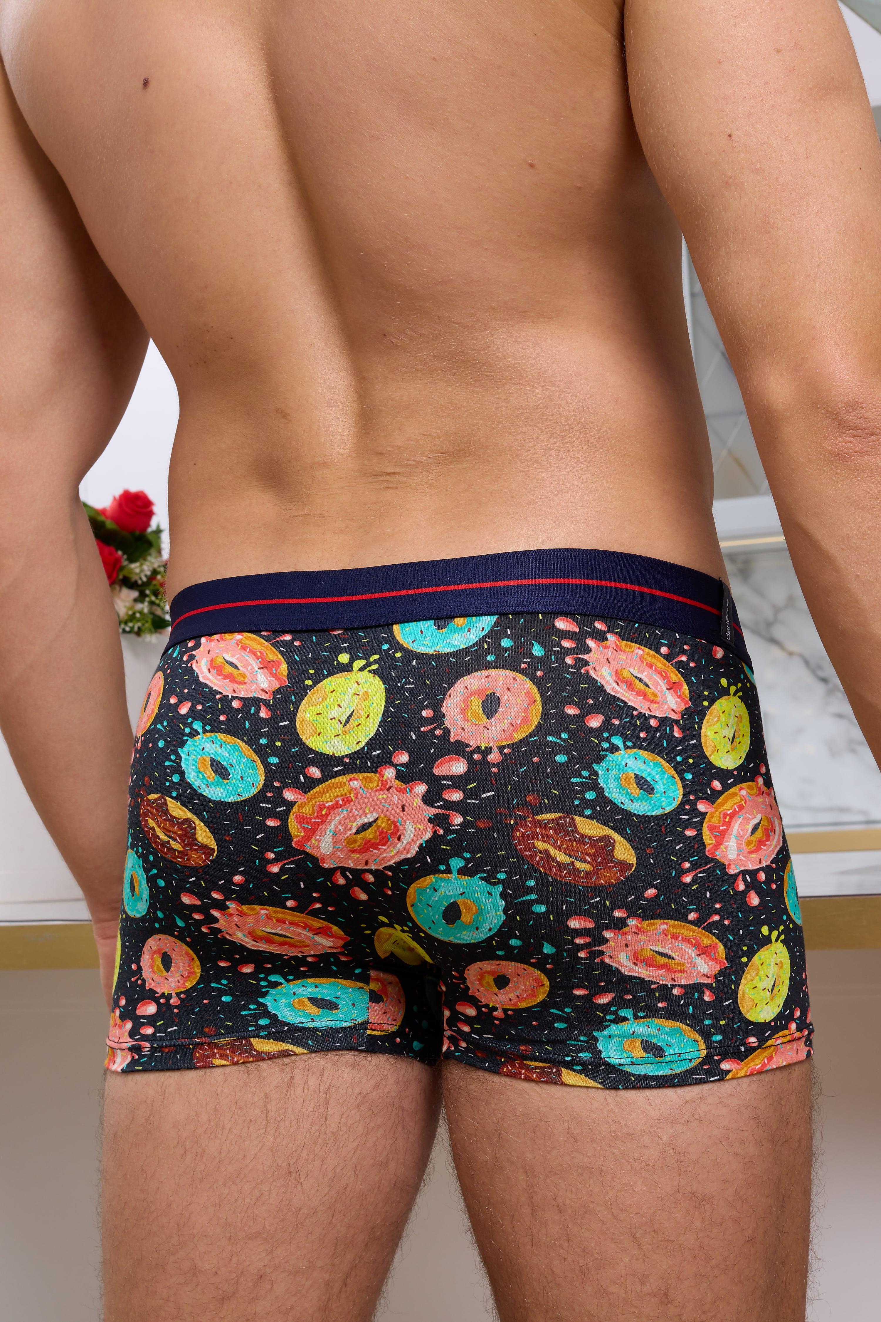 Donuts Desenli Erkek Boxer (Dijital Baskılı) - DZN2063
