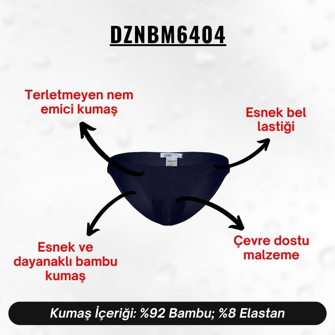 Erkek Lacivert Bambu Slip - DZNBM6404