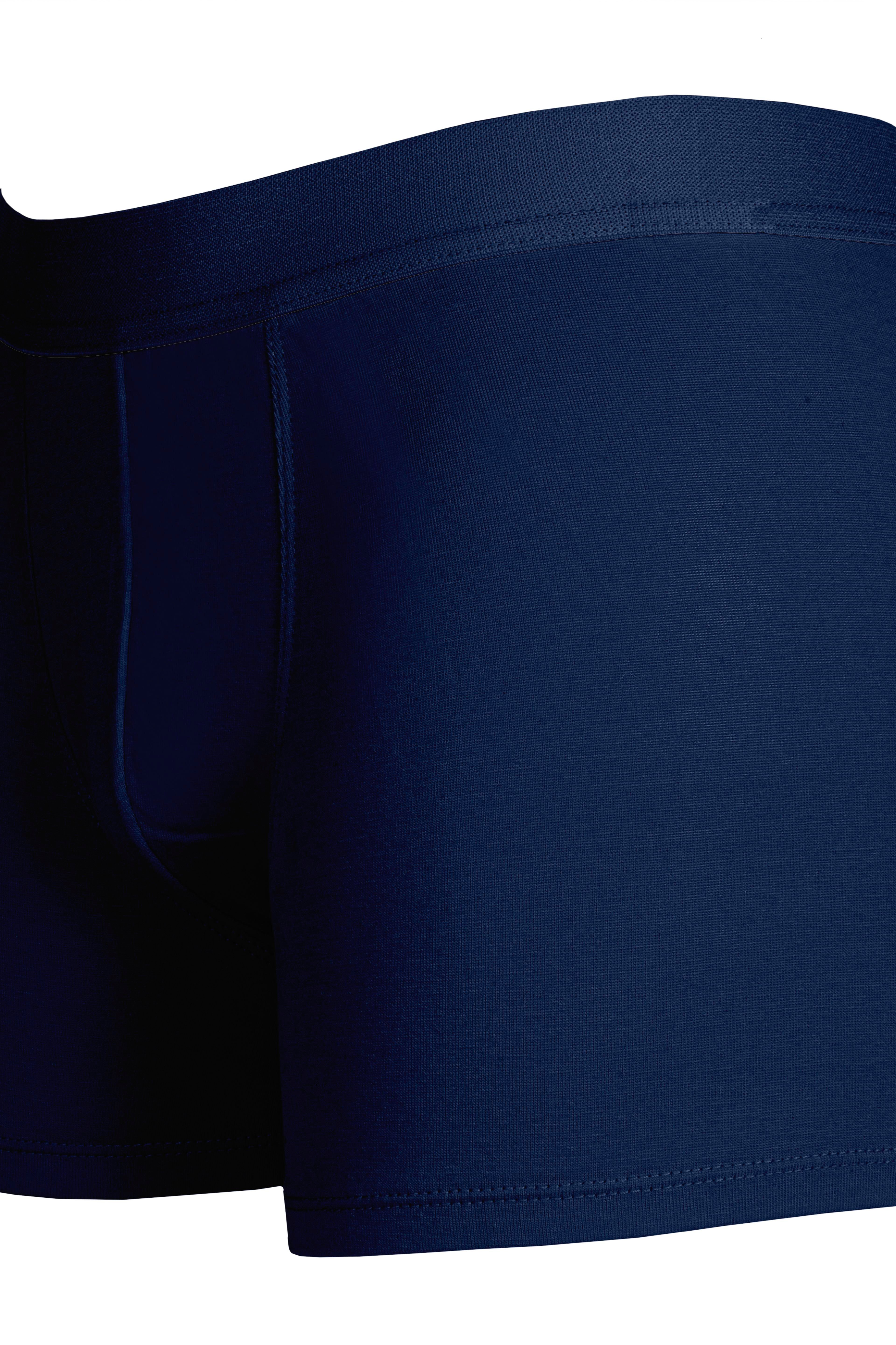 Erkek Lacivert Organik Pamuk Boxer - DZN2154