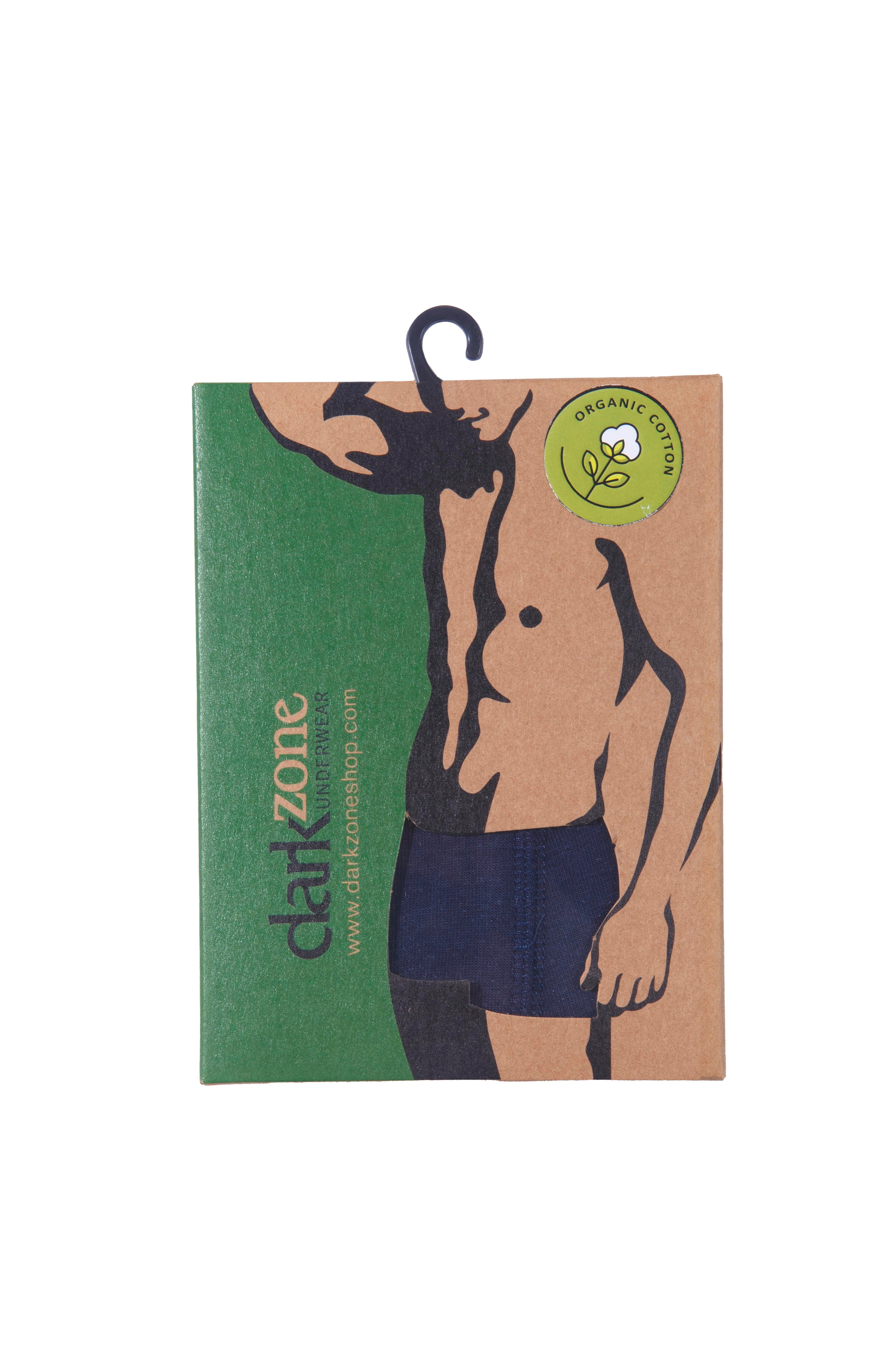 Erkek Lacivert Organik Pamuk Boxer - DZN2154