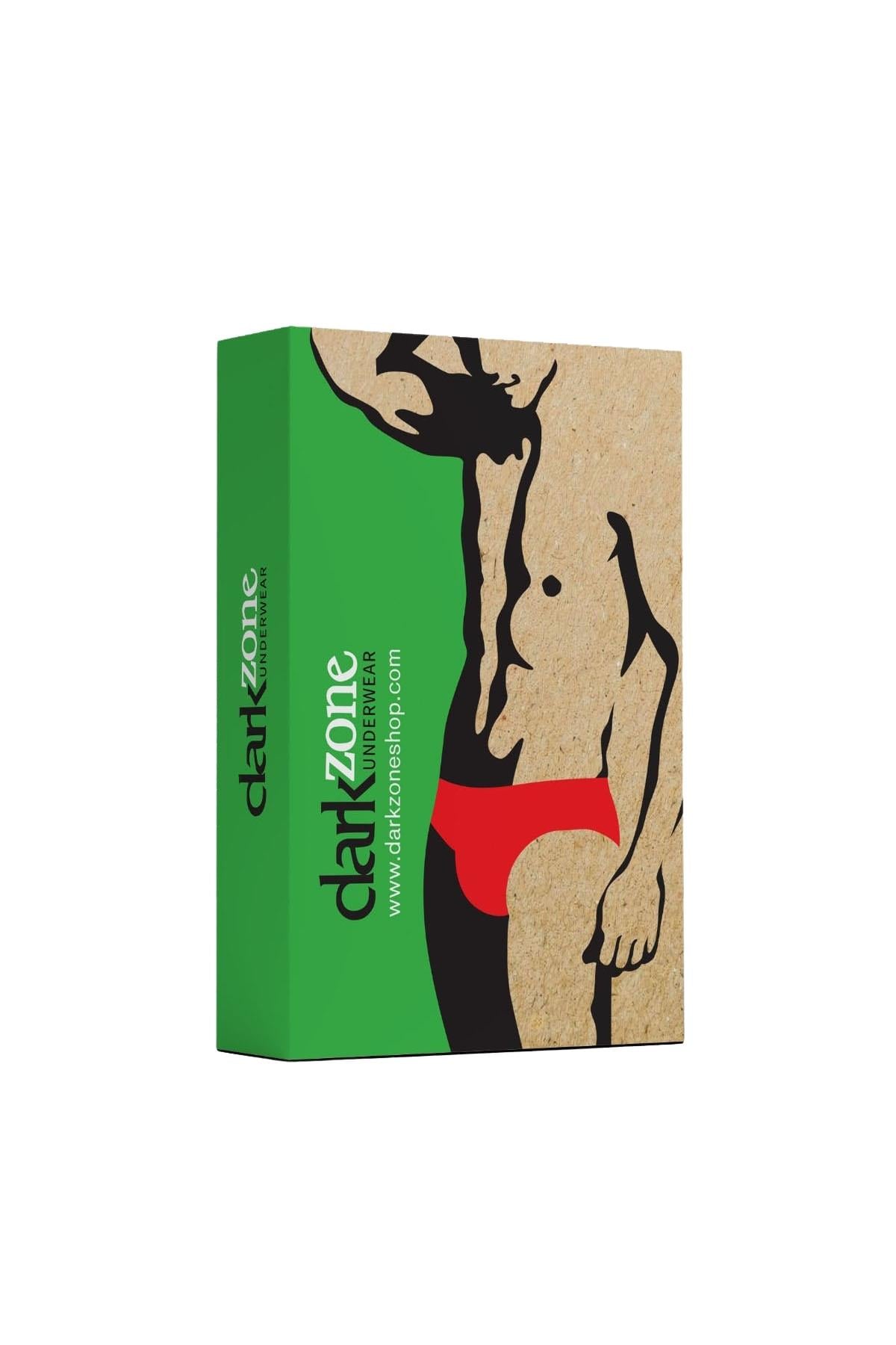 Erkek Lastikli Kırmızı Bambu Slip - DZNBM6306