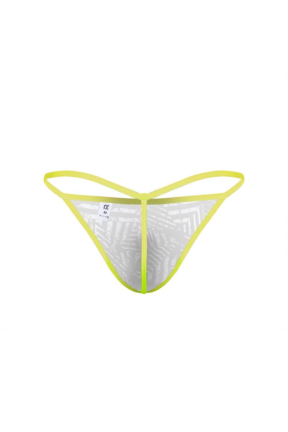 Erkek Neon Lastikli Desenli String - DZN6681
