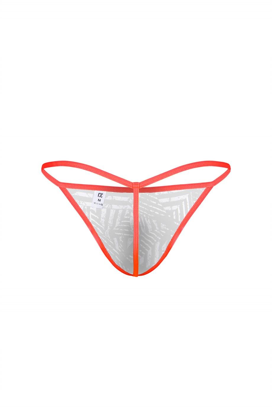 Erkek Neon Lastikli Desenli String - DZN6681