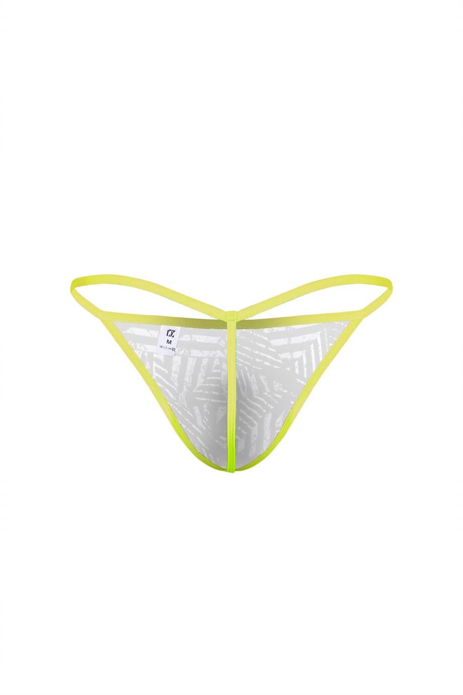 Erkek Neon Lastikli Desenli String - DZN6681
