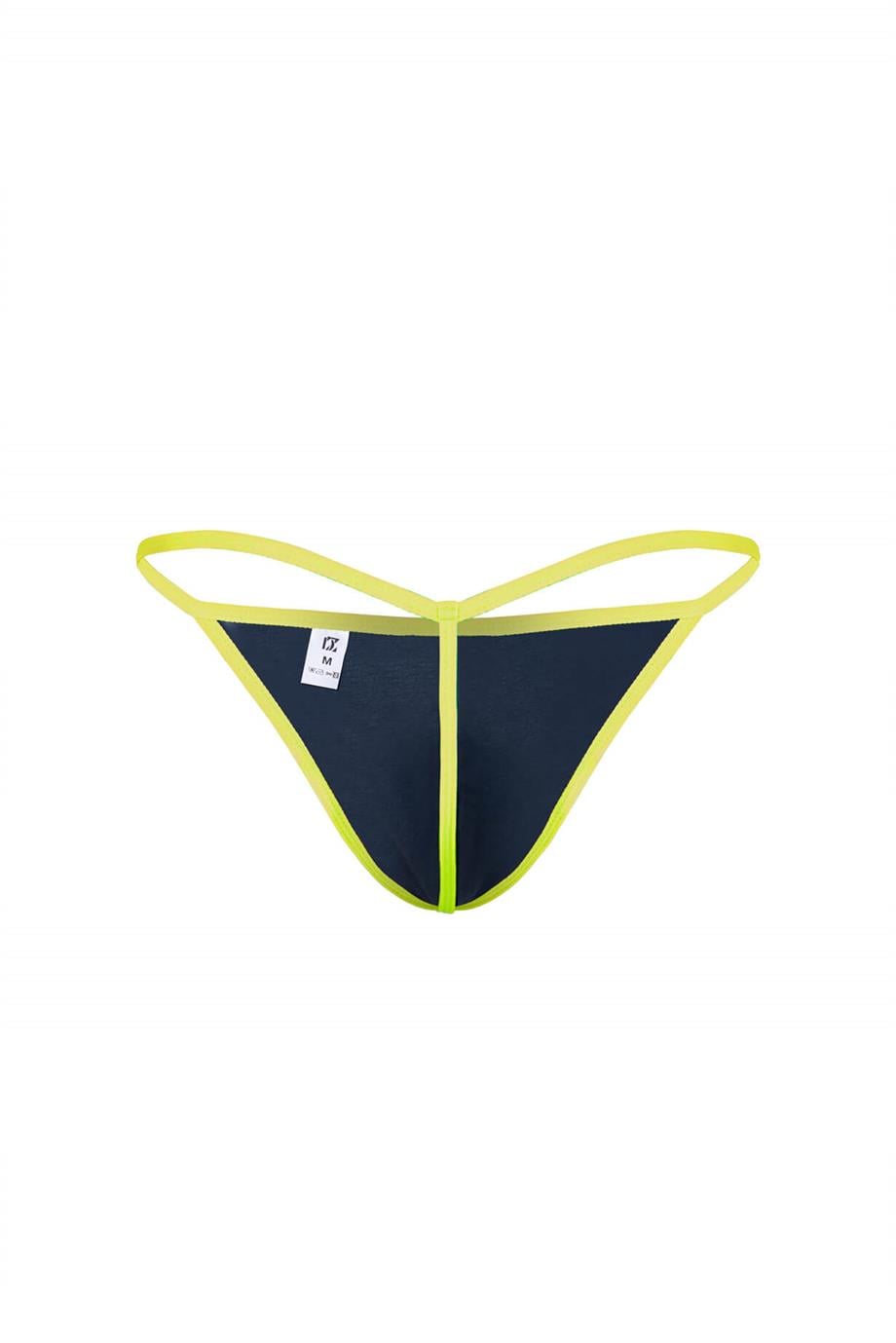 Erkek Neon Lastikli Lacivert String - DZN6677