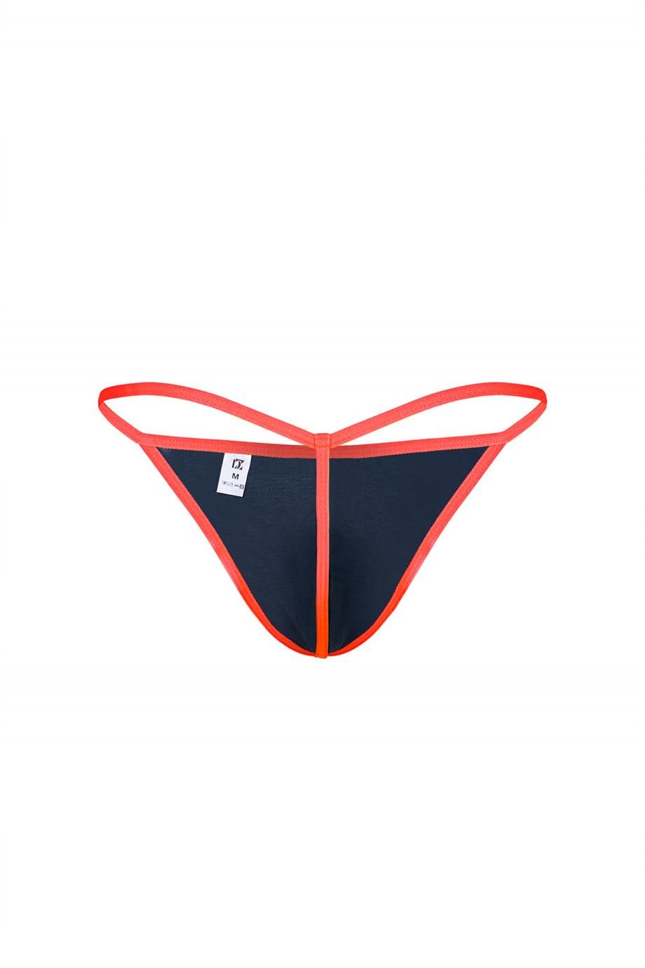 Erkek Neon Lastikli Lacivert String - DZN6677