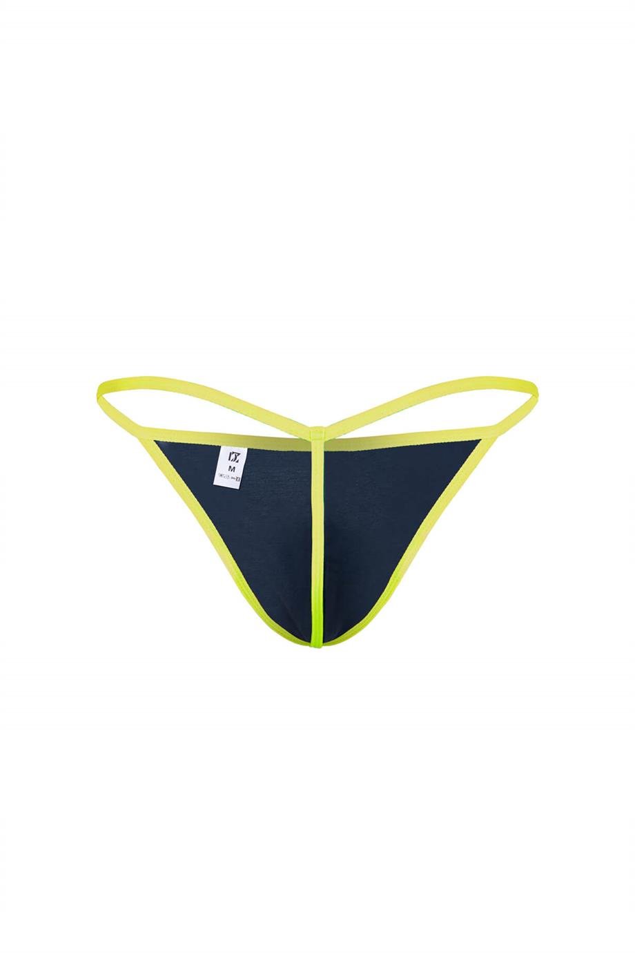 Erkek Neon Lastikli Lacivert String - DZN6677