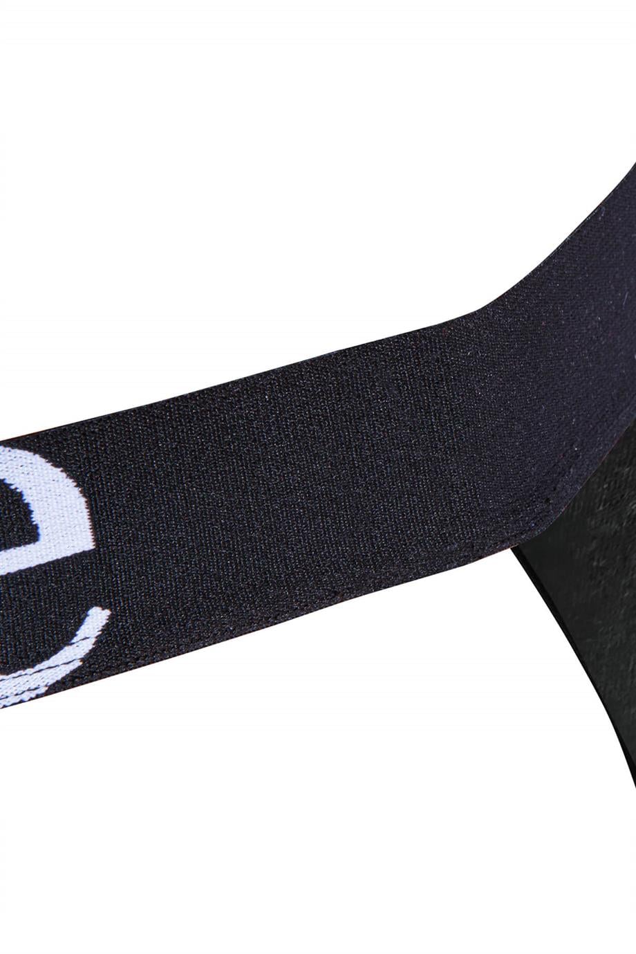 Erkek Siyah Deri Jockstrap - DZN6791