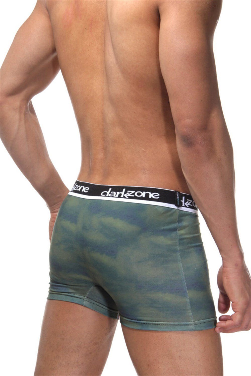 Kaplan Desenli 3D Yeşil Boxer - DZN1094RNK