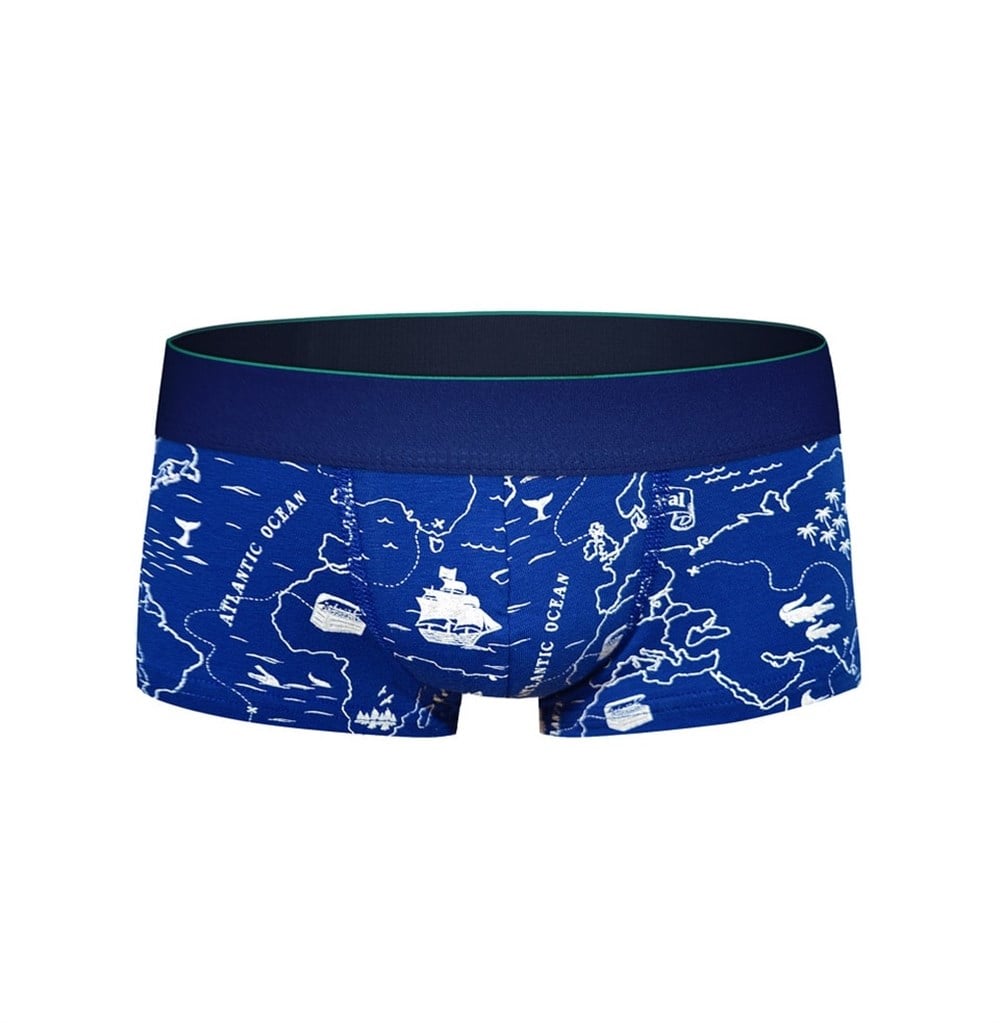 Mavi Kısa Erkek Boxer - DZN2441
