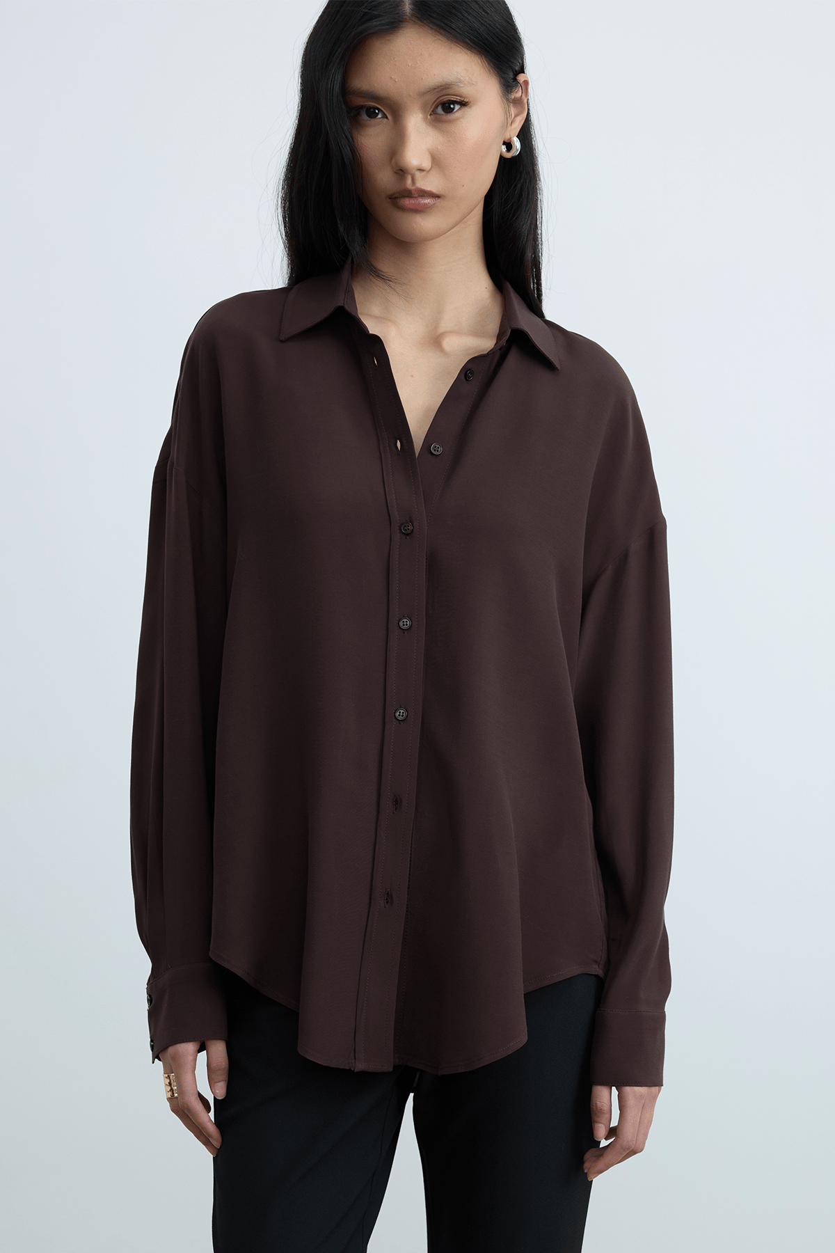 Acı Kahve Alessa Tensel Gömlek