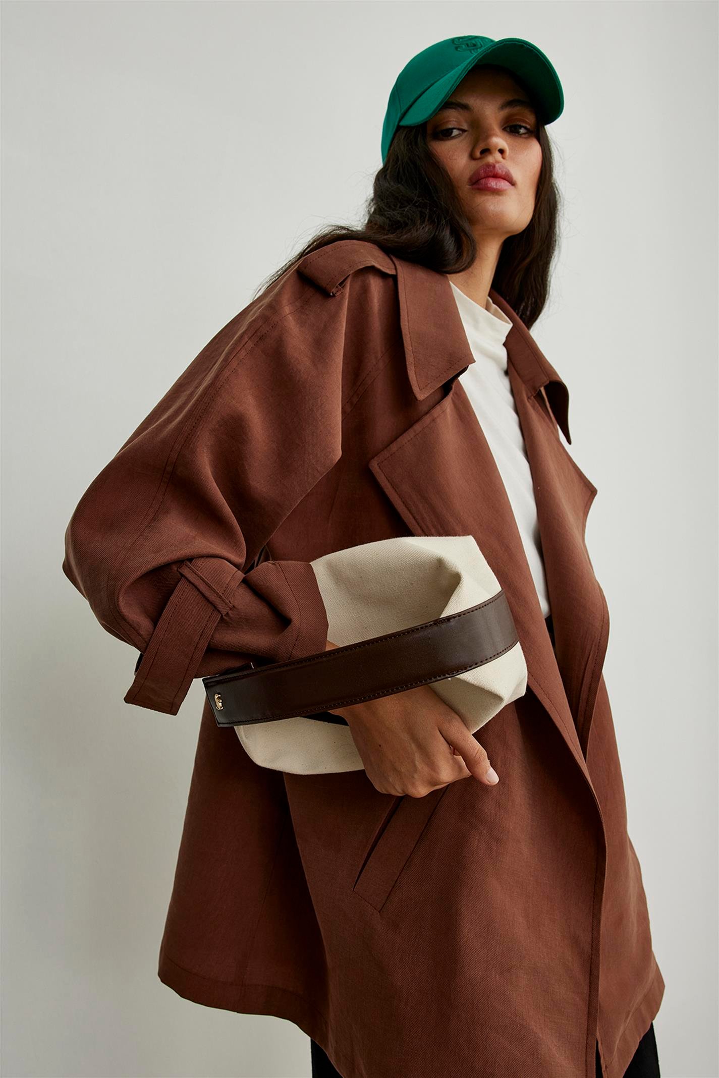 Acı Kahve Archi Kanvas El Çantası