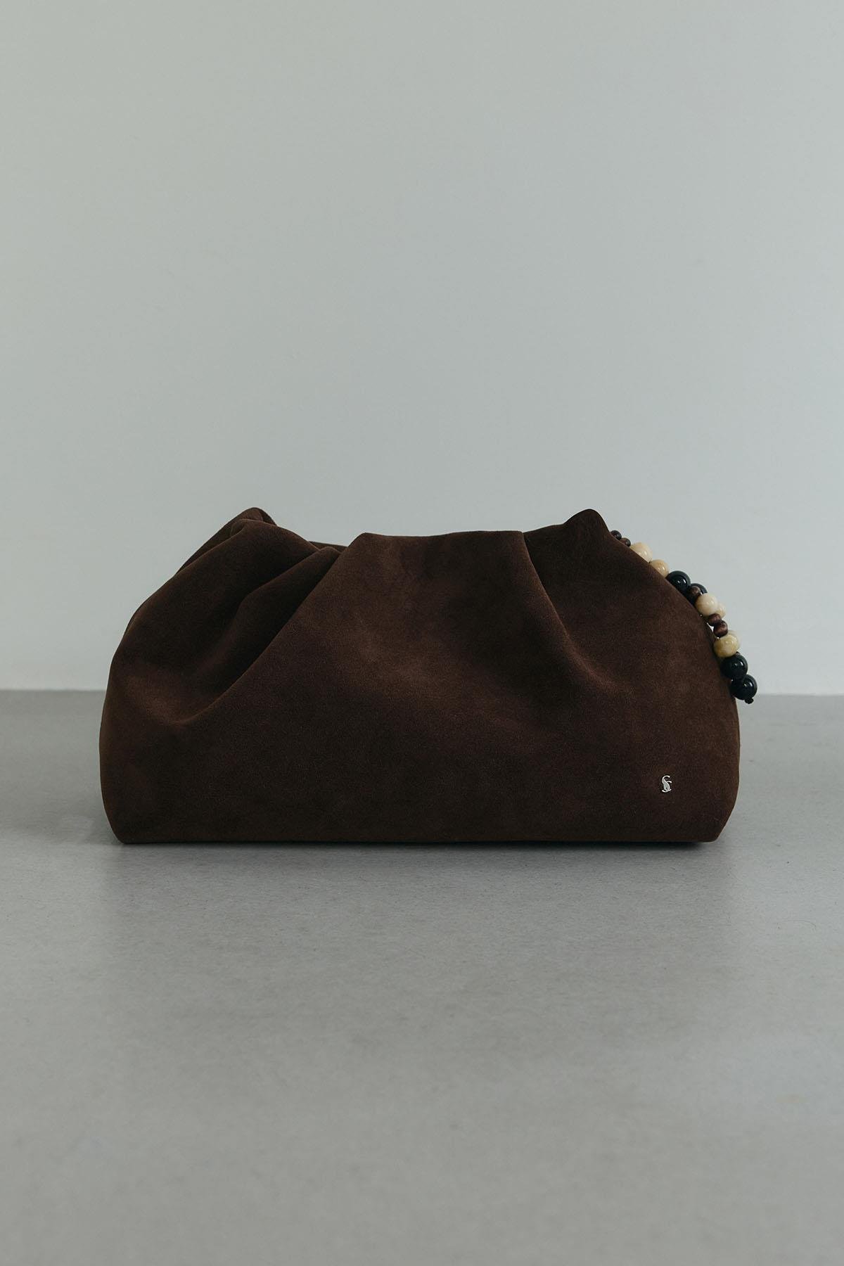 Acı Kahve Cove Büzgülü El Çantası