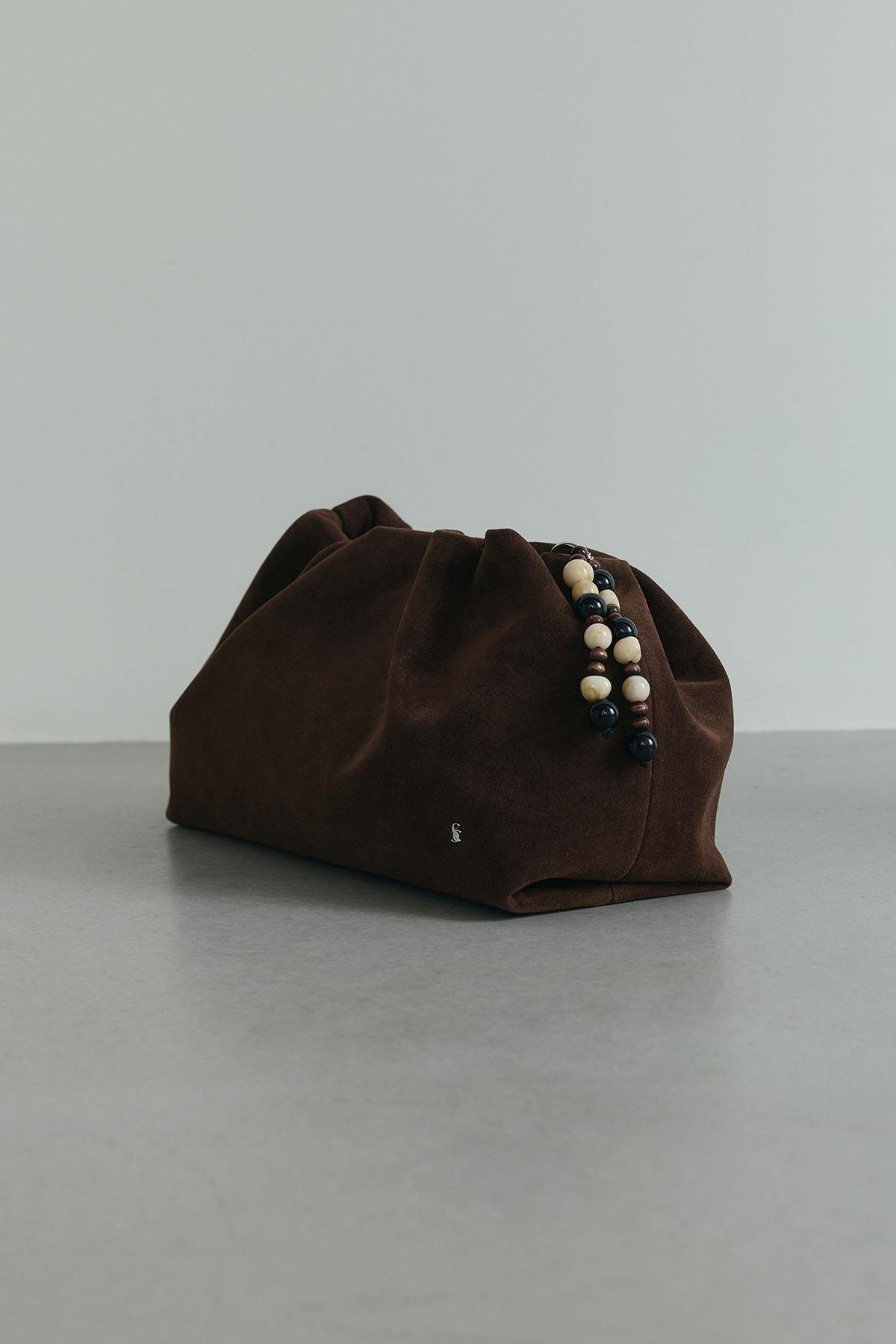 Acı Kahve Cove Büzgülü El Çantası