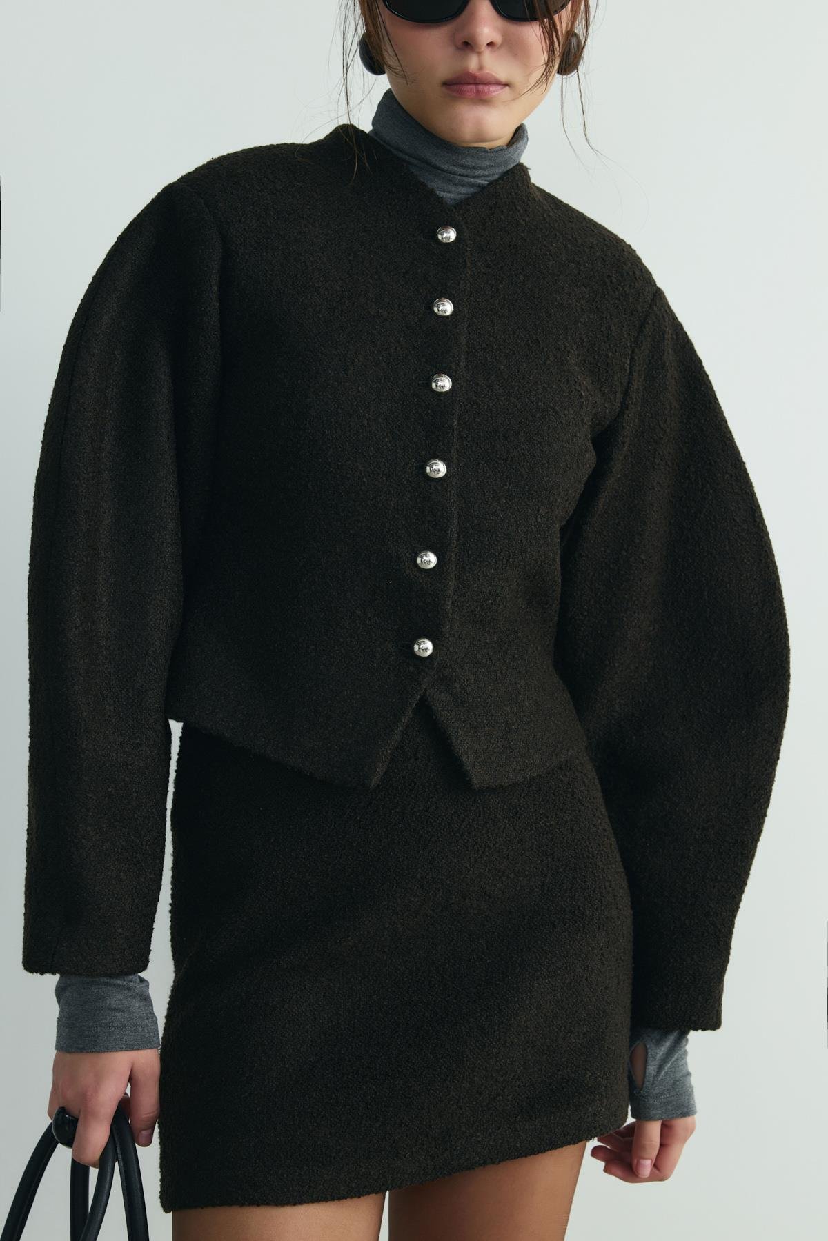 Acı Kahve Gigi Belden Oturtmalı Ceket