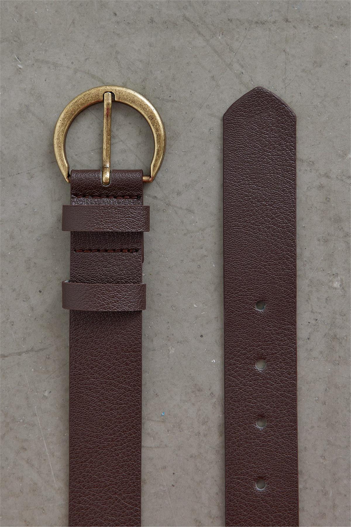Gold Oxide Buckle Belt