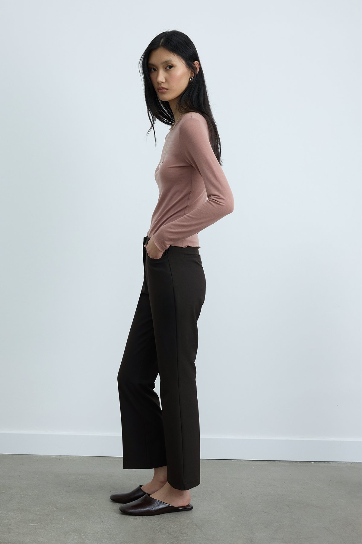 Acı Kahve Janet Flare Pantolon