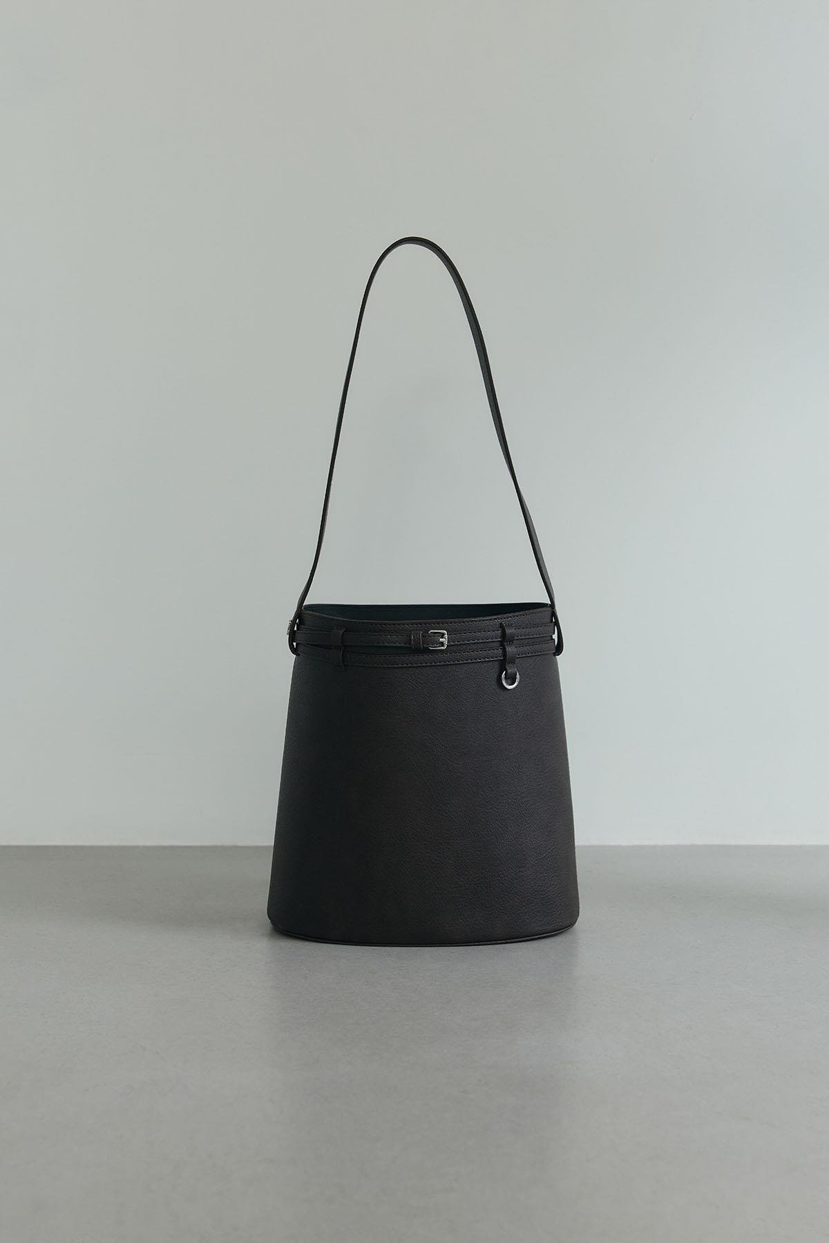 Acı Kahve Lora Kemerli Deri Çanta