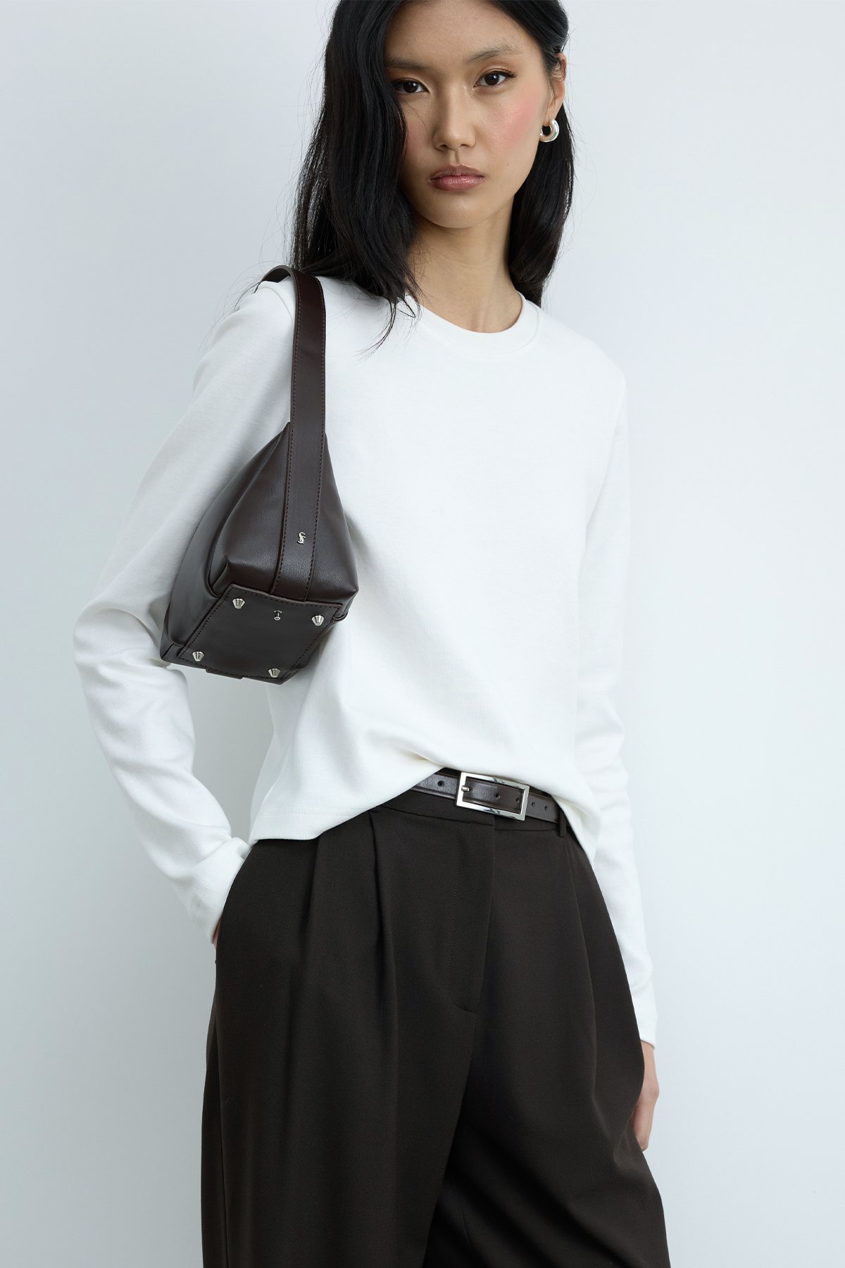 Acı Kahve Rhan Deri Mini Çanta