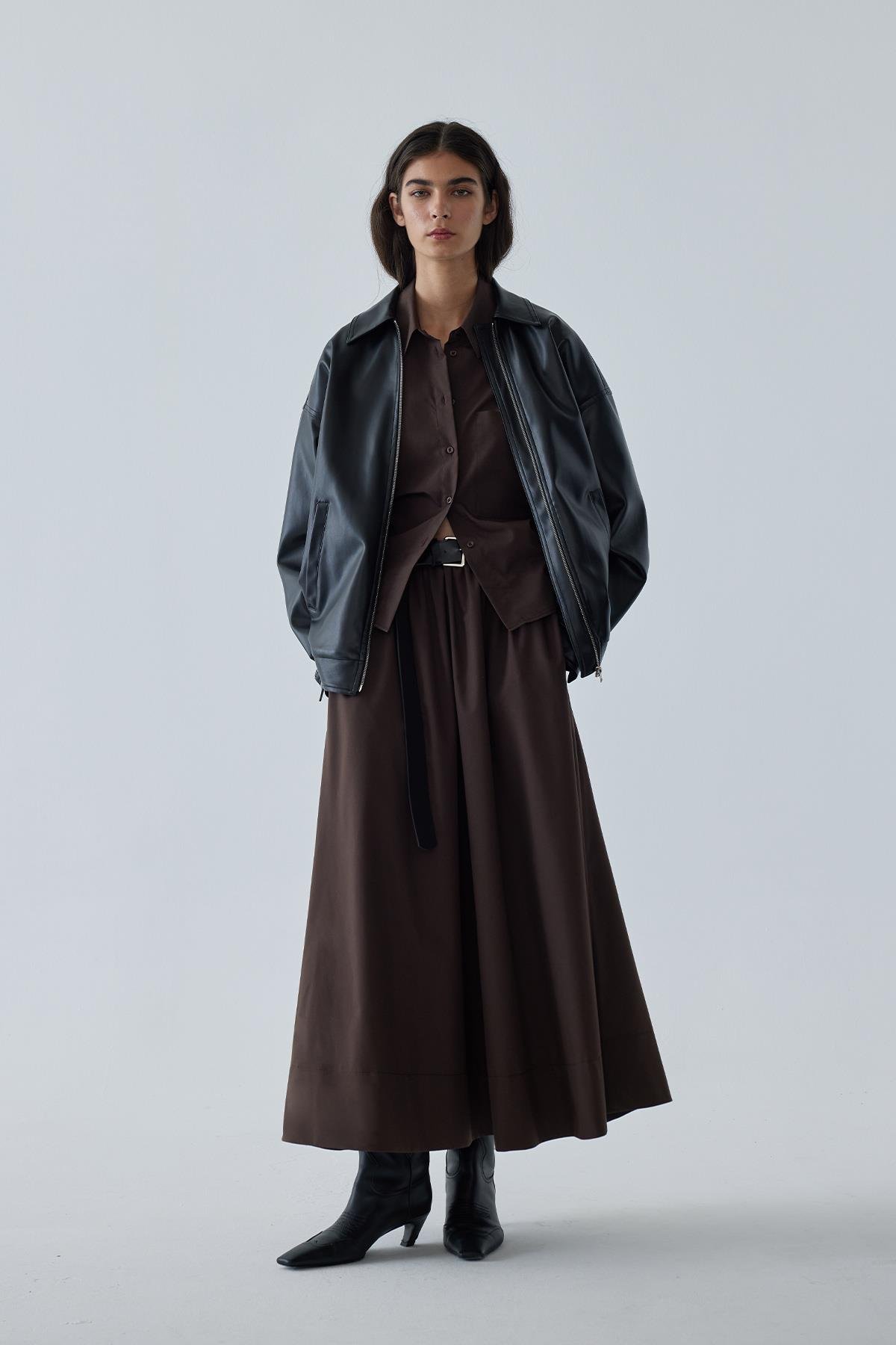 Acı Kahve Sortie Kısa Oversize Gömlek